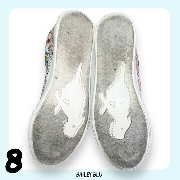 Rocket Dog Splatter Paint Art Sneaker Shoe Multi Color 8 - Picture 7 of 8